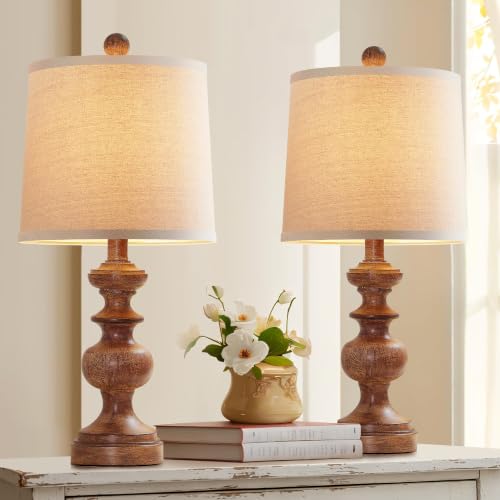Farmhouse Table Lamp Set of 2
