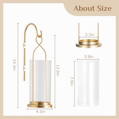 Gold Candle Sconces Set of 2 (Gold)