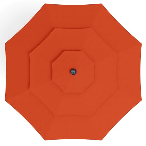 10ft Patio Umbrella with Solar Lights