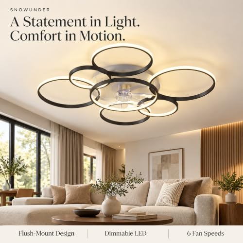 41" Ceiling Fans with Lights