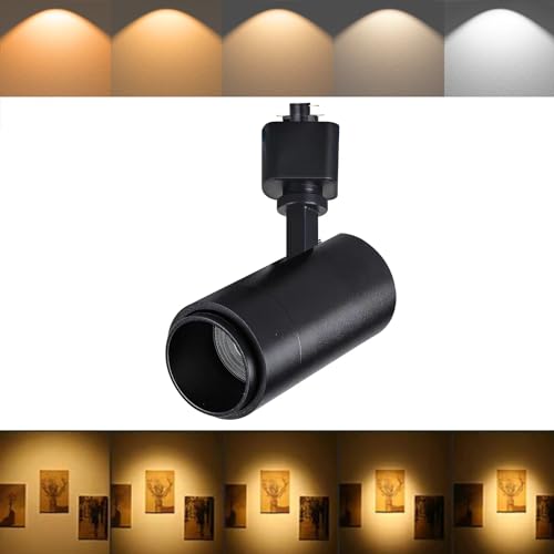 Track Lighting Heads 12W H (Black - 1 Pack)