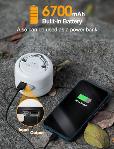 LED Camping Lantern Rechargeable 1000LM (White)