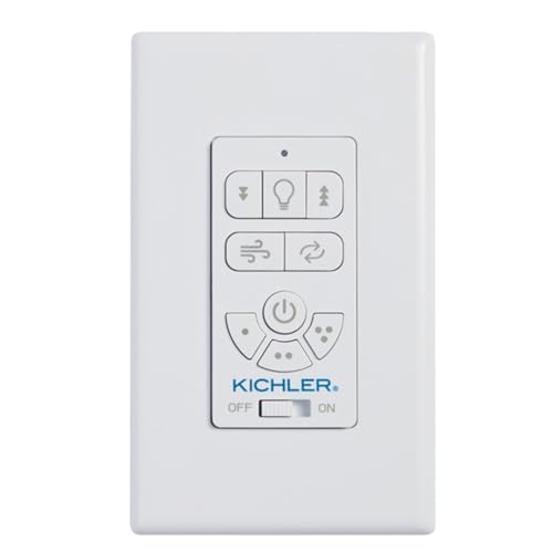 3 Speed Fan and Light Wall Control with Breeze Mode