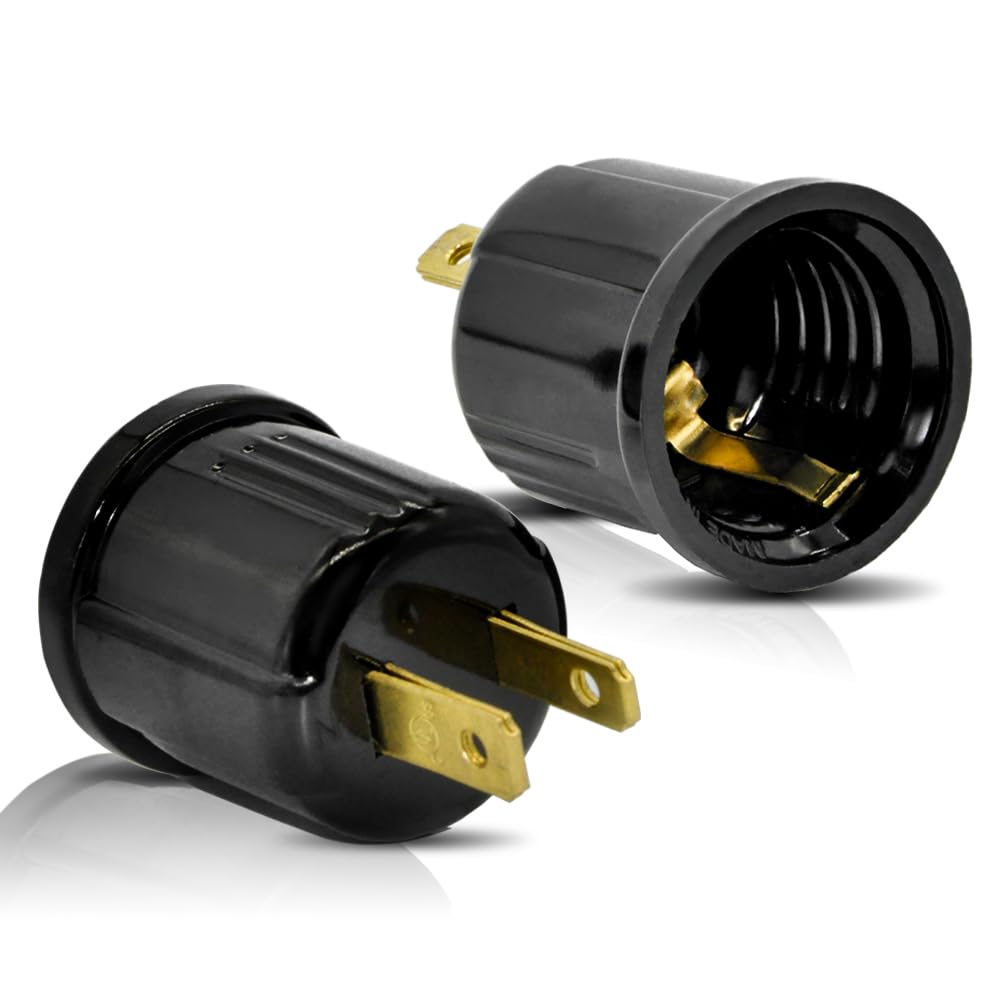 Outlet to Socket Adapter (Black Color)