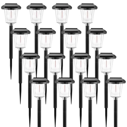 16Pack Purple Solar Halloween Lights outdoor (Purple)