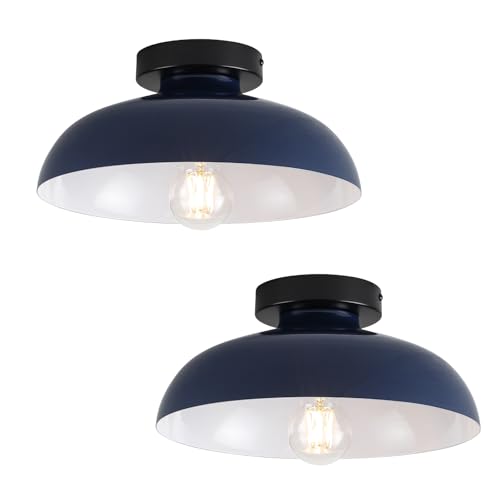 Dimmable Small Mid Century Modern Flush Mount Ceiling Light