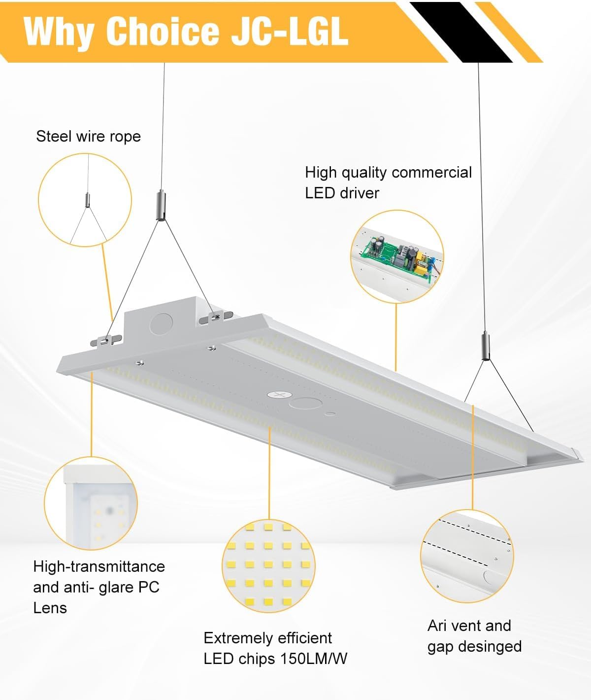 4FT LED Linear High Bay Light