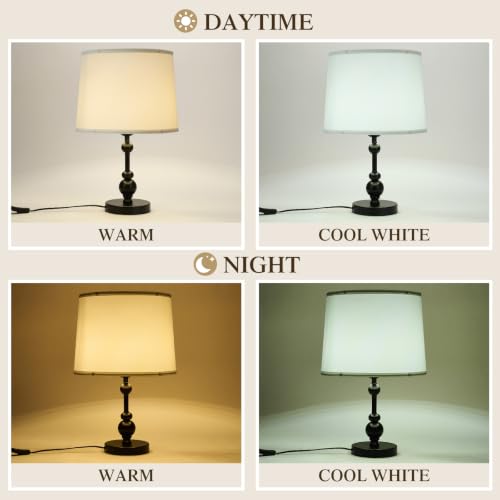 Drum Lamp Shades Set of 2 (White)
