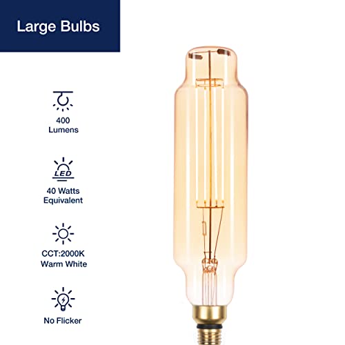 Tubular LED Edison Bulb
