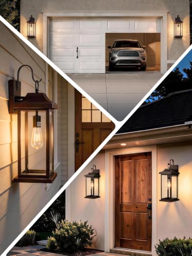 Extra Large Oil Rubbed Bronze Outdoor Lights for House 21” (Bronze / 21 Inch)