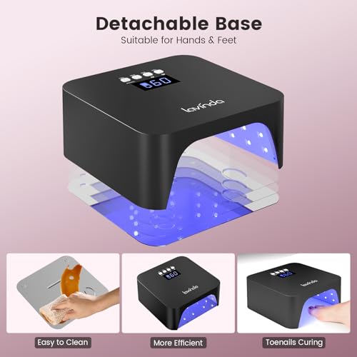 Cordless LED Nail Lamp (Black)