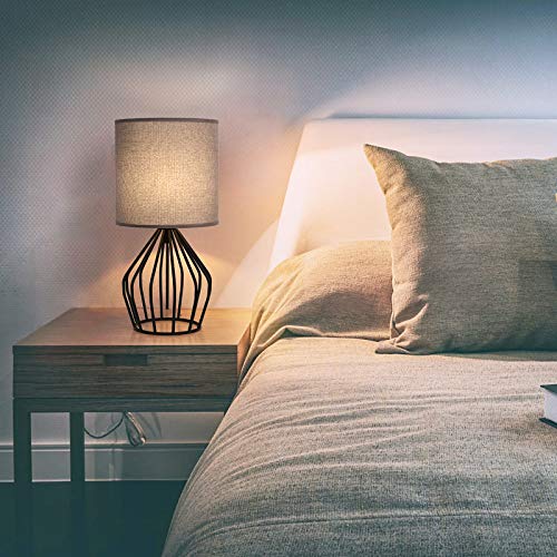 Farmhouse Table Lamp (Gray)