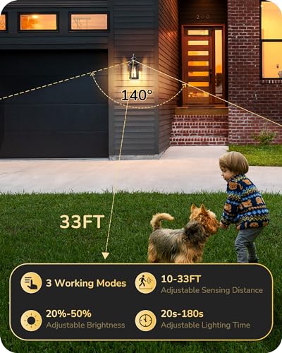 Motion Sensor Outdoor Wall Light