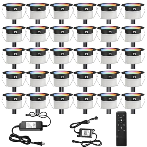 LED Deck Lights Kit (30 Pack / Rgbw (Wifi Controller))