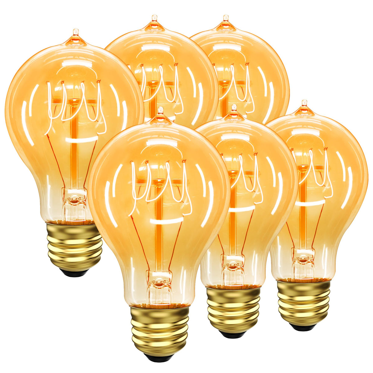 Incandescent Light Bulbs 60 Watt 2700K A19 E26