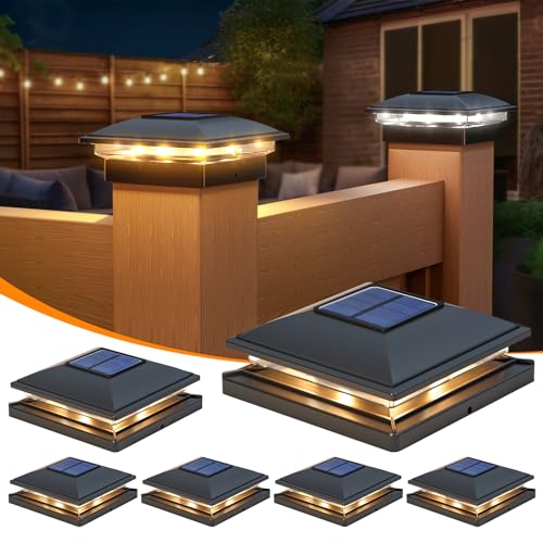 Solar Post Cap Lights (Black)
