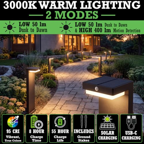 Square Solar Landscape Lights