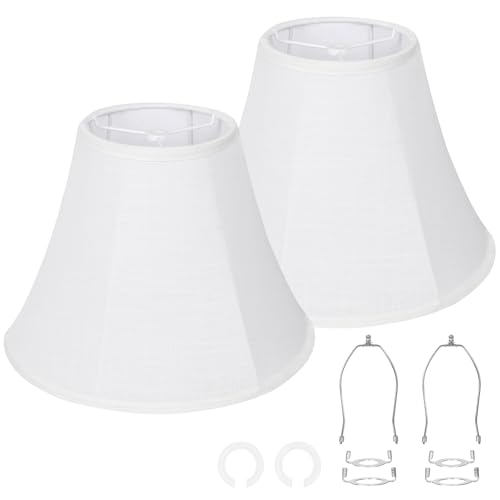Lamp Shades Set of 2 for Table Lamps (White)