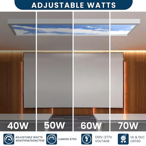 4 Pack 2x4 LED Cloud Panel Light (2x4 FT - 4Pack)