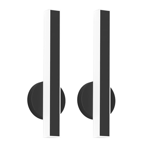 Wall Sconce Hardwired Modern LED 18W Wall Sconce Set of Two