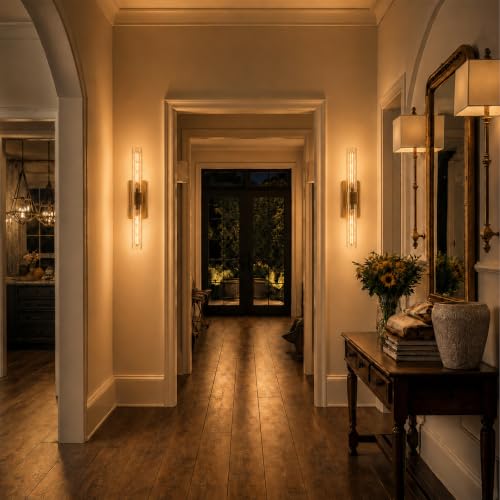 Luxury Brass Bathroom Wall Sconce (Antique Brass / 1 Pack)