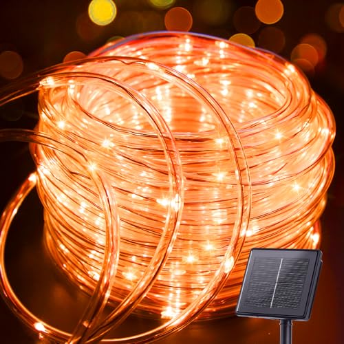 Halloween Solar Rope Lights (Orange / 100 LED)