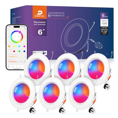Recessed Lighting 6 Inch (White - 6 Pack)