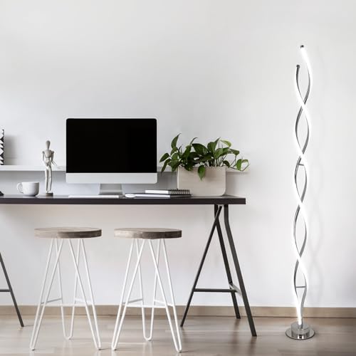 31W LED Floor Lamp (Silver C)