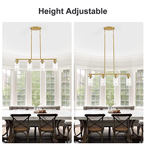 Kitchen Island Lighting (4-Light / Gold)