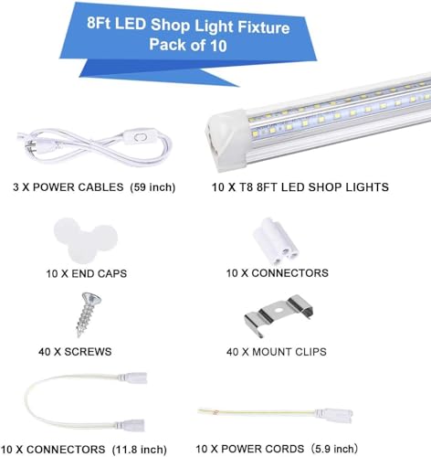 8FT LED Shop Light