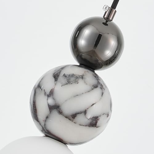 Natural Alabaster Marble Pendant Light (natural marble)
