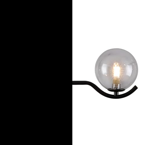 Modern Sputnik Chandelier with Glass Globe Ceiling Pendant Light