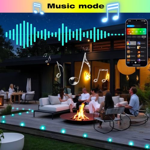 LED Deck Lights Kit (6 Pack / Rgbw (Wifi Controller))