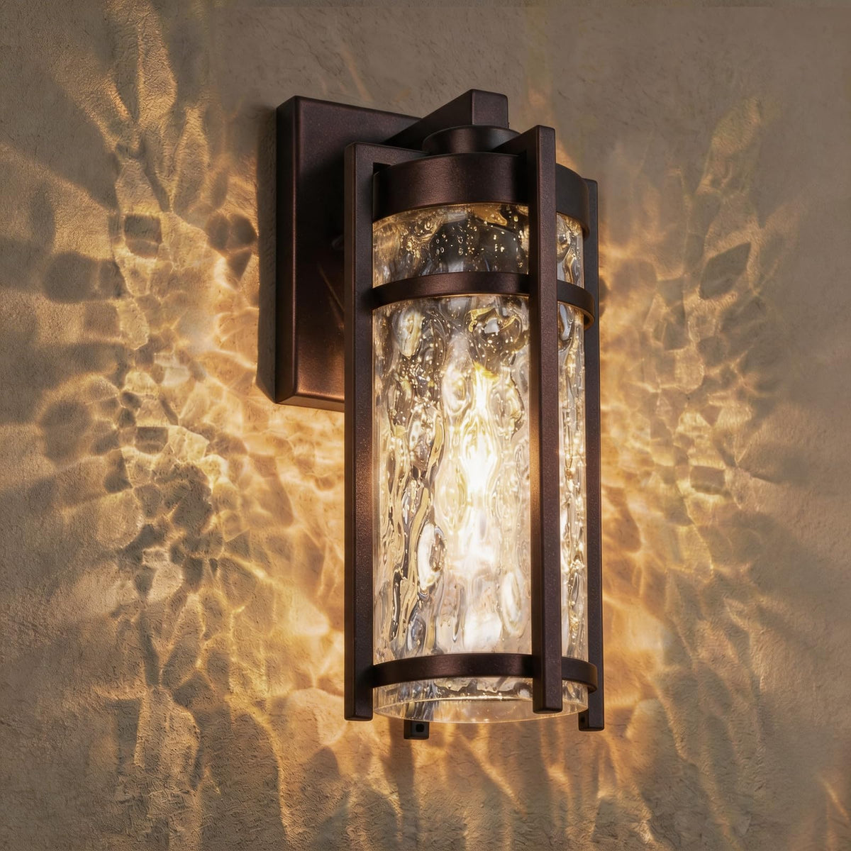 Outdoor Wall Light Fixtures (Oil-Rubbed Bronze)