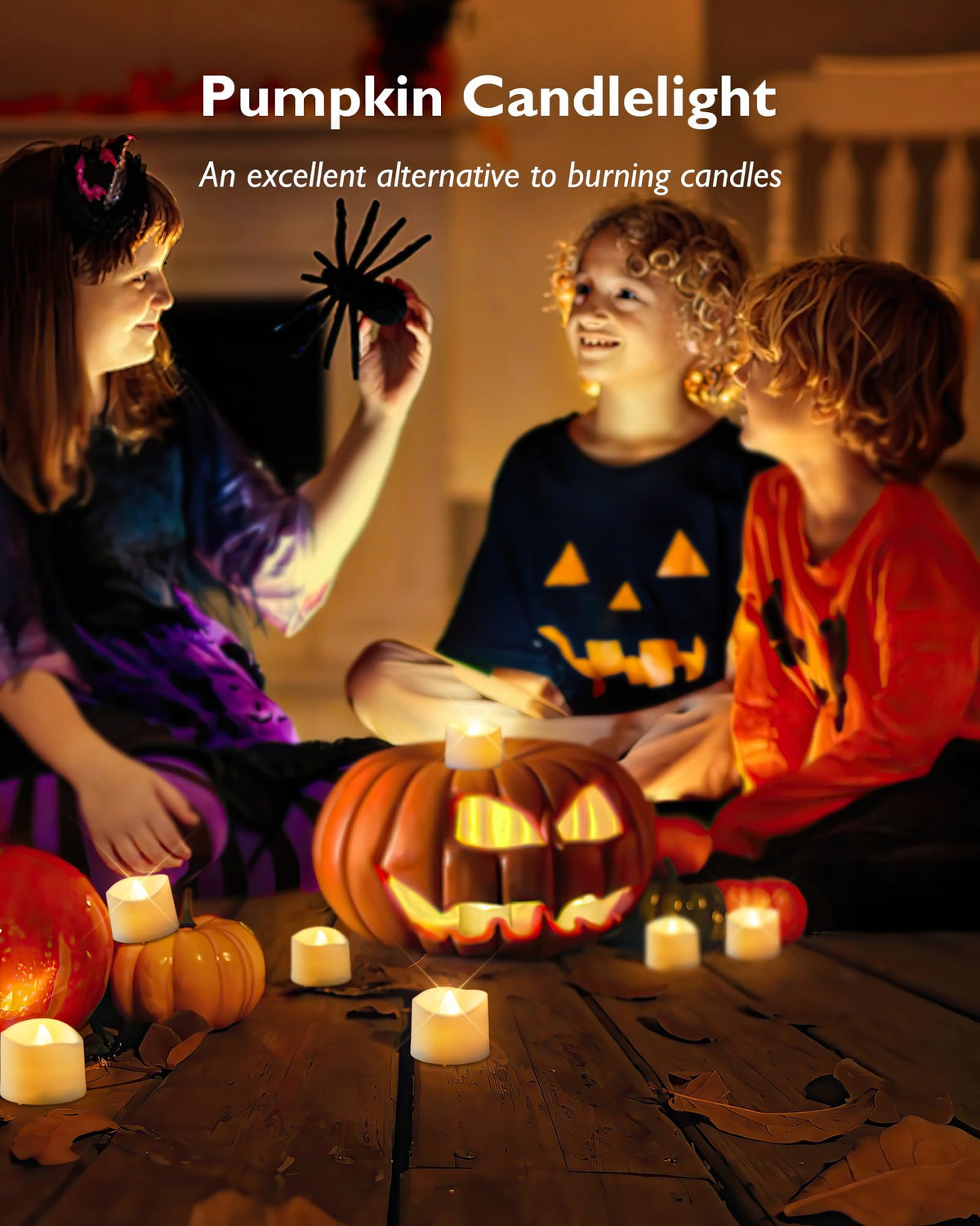 Flameless Tea Lights Candles Battery Operated - 12 Pack