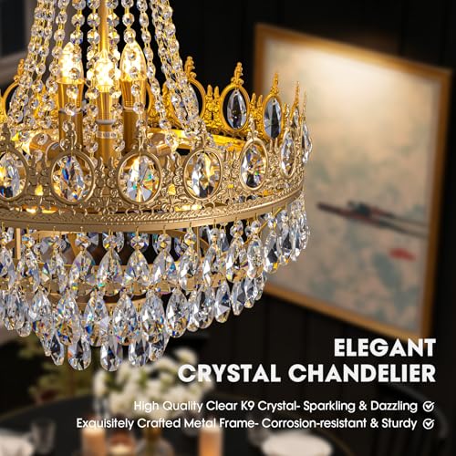 Vintage Crystal Chandelier