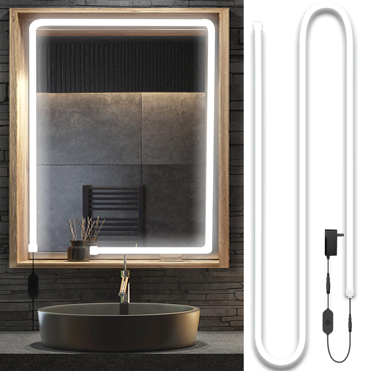 LED Vanity Mirror Lights (6.6FT Vaniyt Light strip)