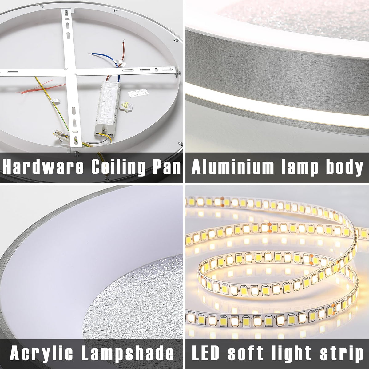 LED Flush Ceiling Light (23.6IN)