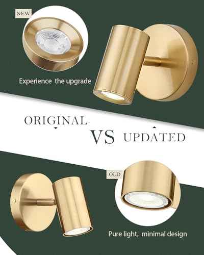 1 Light Wall Sconce (Brass Gold 1 / 1 Light)