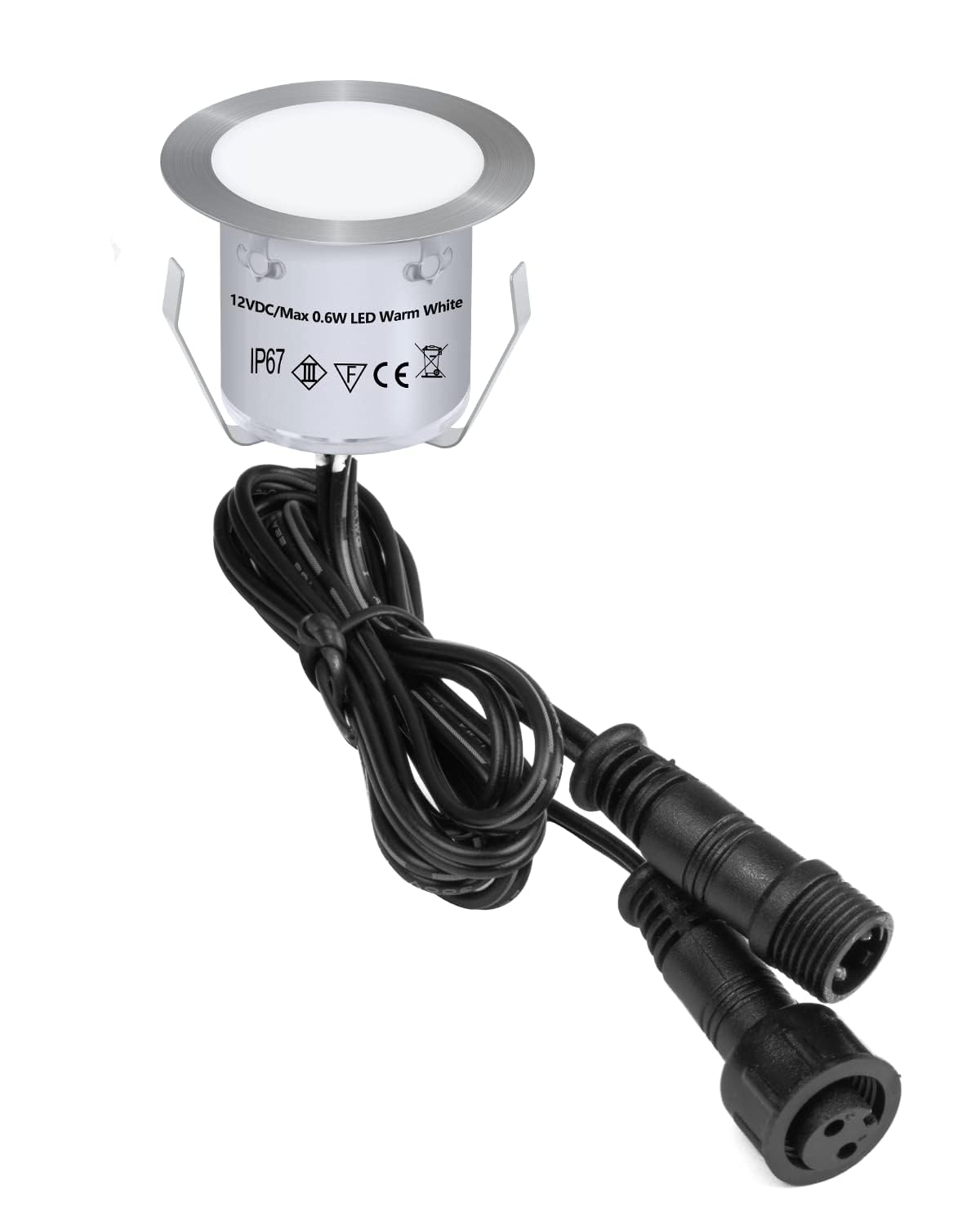Recessed LED Deck Light Kits 1Pack (Warm / 1Pack)