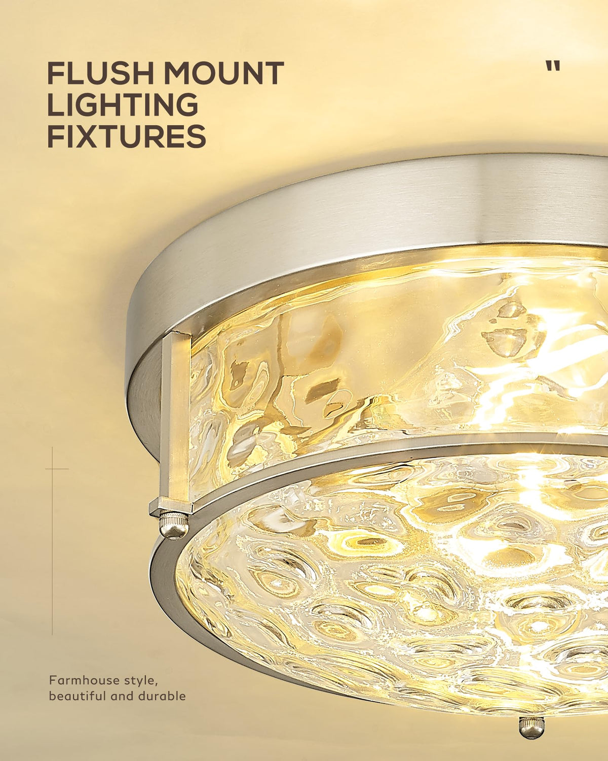 Brushed Nickel Flush Mount Light (Brushed Nickel)