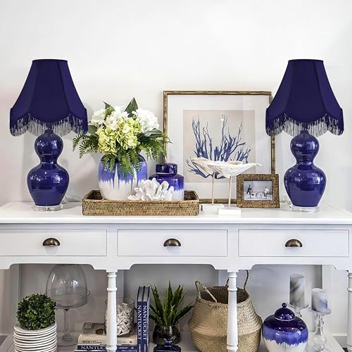 Lamp Shade Set of 2 (Blue / 2 Pack)