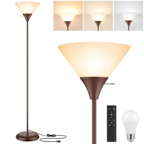 Floor Lamp for Living Room (Brown)