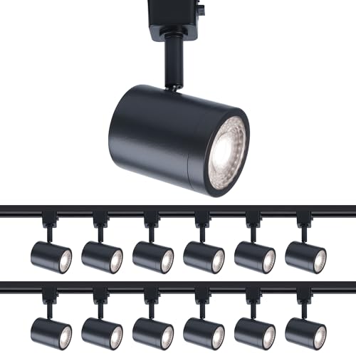 Charge 8010 LED Adjustable Track Head 5 (Black / H-Style 3-Wire (12 Pack))