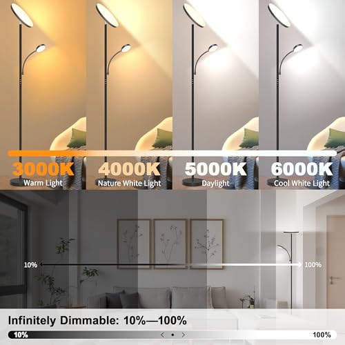 Floor Lamp 42W (Black)