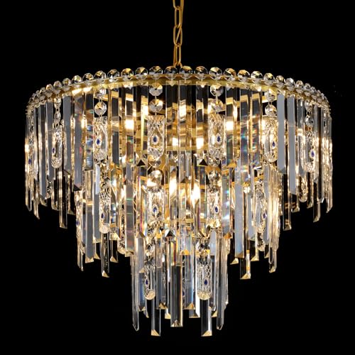 Modern Crystal Chandeliers Luxury Round Chandelier for Dining Room