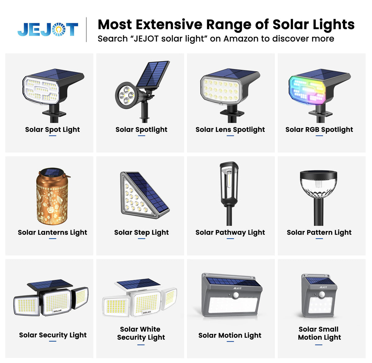 4 Pack Solar Spot Lights Outdoor Waterproof with Focus Beam (Multicolor)