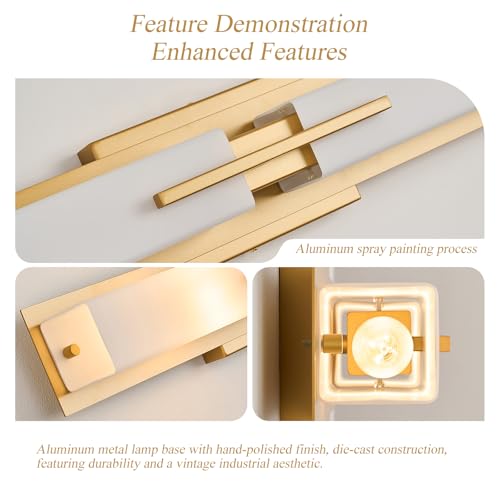 Gold Vanity Light