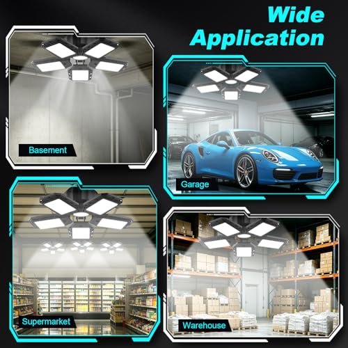 LED Garage Lights 2 Pack (180W-2 PACK)