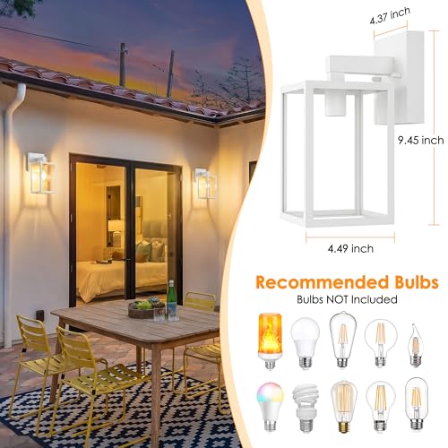 Outdoor Wall Light (White)
